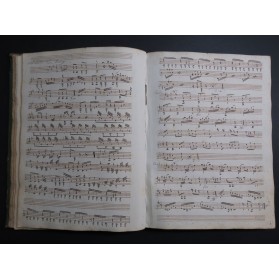 Recueil de Pièces Manuscrites pour Guitare Flûte 2 Guitares ca1815