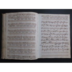 Recueil de Pièces Manuscrites pour Guitare Flûte 2 Guitares ca1815