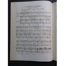 DAILLY F. Le retour à la chaumière Chant Piano ca1844