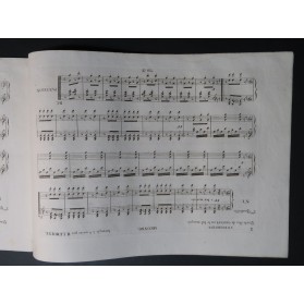 TOLBECQUE J. B. Gustave ou le Bal Masqué Auber Quadrille No 3 Piano 4 mains 1834