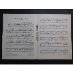 YOUMANS Vincent Tea For Two Fox Trot Piano 1926