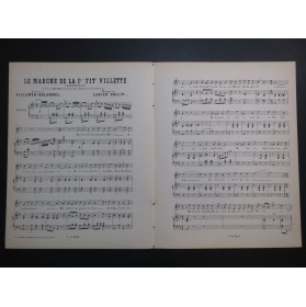 COLLIN Lucien Le Marché de la P'tit' Villette Chant Piano ca1880