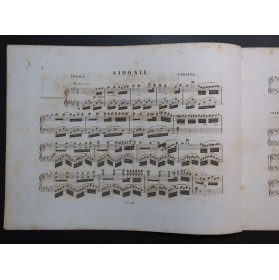 STRAUSS Isaac Sidonie Polka Piano ca1850