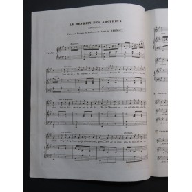 BERNOUX Amélie Le Refrain des Amoureux Chant Piano ca1840