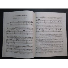 BERNOUX Amélie Le Refrain des Amoureux Chant Piano ca1840