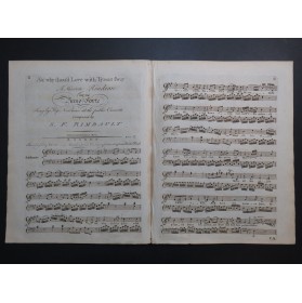 RIMBAULT S. F. Ah ! Why shou'd Love with Tyrnat sway Piano ca1830