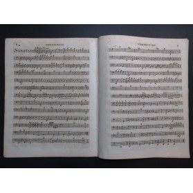 PLEYEL Ignace Three Grand Sonatas op 33 Violoncelle ca1797