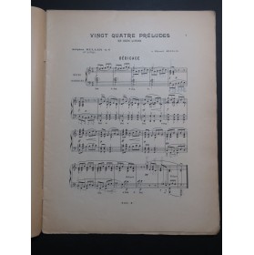 HELLER Stephen Vingt-quatre Préludes op 81 1er Livre Piano ca1880