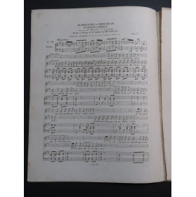 DE BEAUPLAN Amédée Magdeleine et Grosjean Chant Piano ca1840