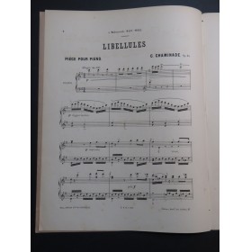 CHAMINADE Cécile Libellules op 24 Piano ca1883