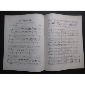 JACOB Jules Il Fait Soleil Chant Piano XIXe siècle