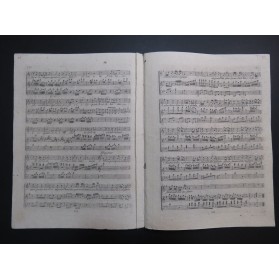 DEVIENNE François Rondeau de Rose et Aurèle Chant Harpe ca1795