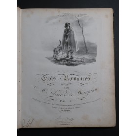 DE BEAUPLAN Amédée Romances 67 Pièces Chant Piano ca1840