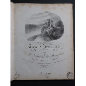 DE BEAUPLAN Amédée Romances 67 Pièces Chant Piano ca1840