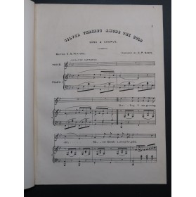DANKS H. P. Silver Threads Among The Gold Chant Piano XIXe siècle