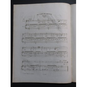 ANDRADE Auguste Me voila de retour Chant Piano ca1830