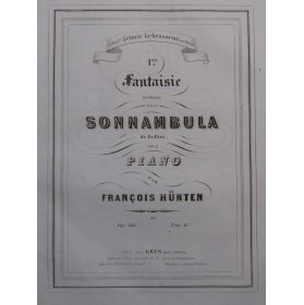 HÜNTEN François Fantaisie...