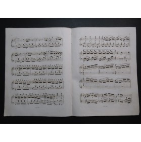 HÜNTEN François Fantaisie No 1 sur la Sonnambula op 141 Piano ca1846