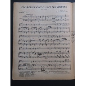 MERCIER René Ell' s'était fait couper les cheveux Chant Piano 1924