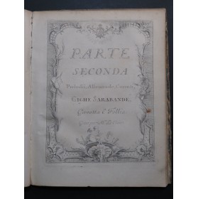 CORELLI Arcangelo Sonates op 5 Violon Basse continue ca1750