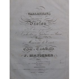 MAYSEDER Joseph Variations...