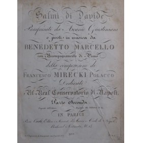MARCELLO Benedetto Salmi di...