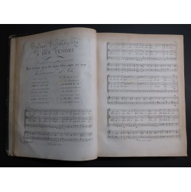 MARCELLO Benedetto Salmi di Davide Chant Piano ca1820