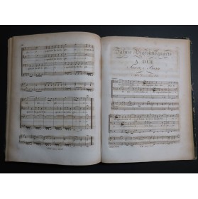 MARCELLO Benedetto Salmi di Davide Chant Piano ca1820