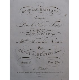 BERTINI Henri Rondeau...