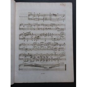 BERTINI Henri Rondeau Brillant op 23 Piano ca1820