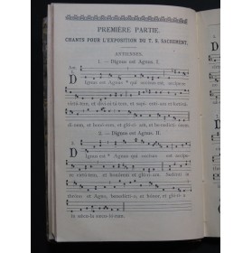 TOURTE Ferd. KALTNECKER M. Chants Saluts du très Saint Sacrement Chant 1924
