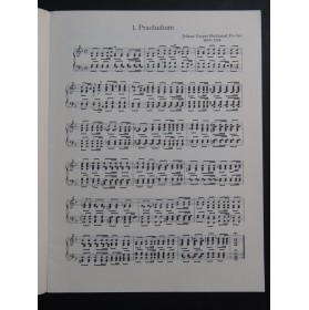 FISCHER J. C. F. Ausgewählte Klavierwerke Clavecin ou Orgue 1963