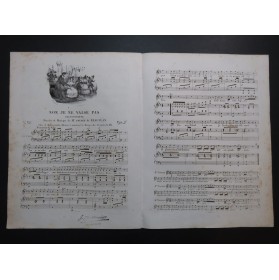 DE BEAUPLAN Amédée Non, je ne valse pas Chant Piano ca1830