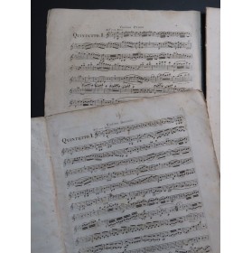BEETHOVEN Grand Quintette op 4 1er et 2e Violons ca1805