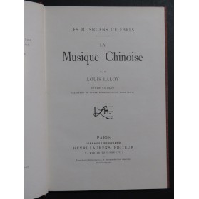LALOY Louis La Musique Chinoise Étude Critique
