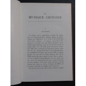 LALOY Louis La Musique Chinoise Étude Critique