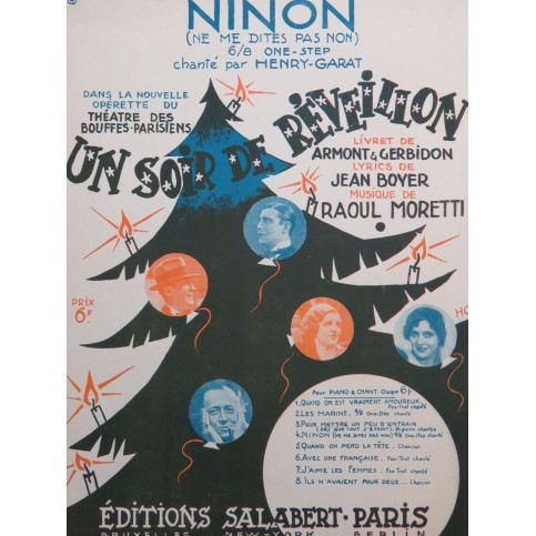 MORETTI Raoul Ninon Chant Piano 1932