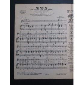 MORETTI Raoul Ninon Chant Piano 1932