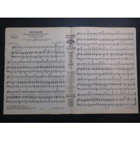 MORETTI Raoul Ninon Chant Piano 1932