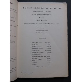 MEYNARD Gaston Le Carillon de St Arlon Opérette Chant Piano 1907