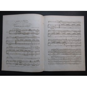 DE LATOUR Aristide Avant le Départ Chant Piano ca1840