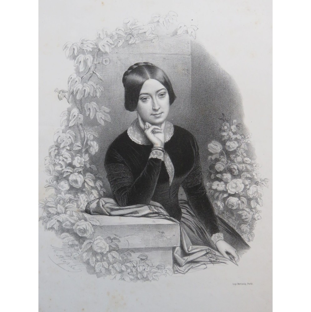 ARNAUD Étienne Ma Brunette Chant Piano ca1850