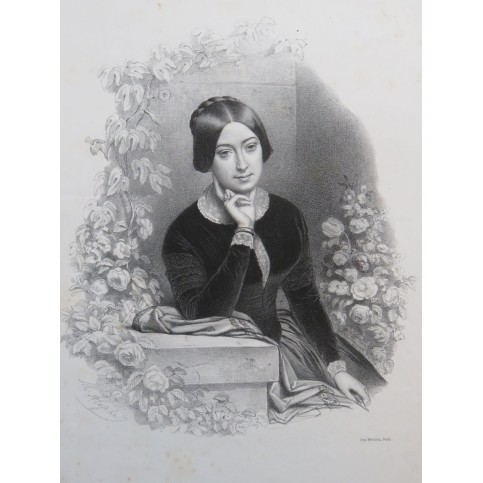 ARNAUD Étienne Ma Brunette Chant Piano ca1850