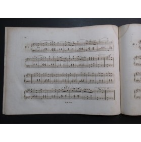STRAUSS Johann Souvenir de Berlin Valses op 78 Piano ca1835