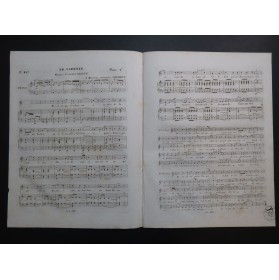 GRISAR Albert La Capette Dédicace Chant Piano ca1835