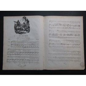 LABARRE Théodore Le Klephte Chant Piano ca1830