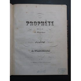 WALKIERS Eugène Airs d'opéra pour Flûte seule XIXe