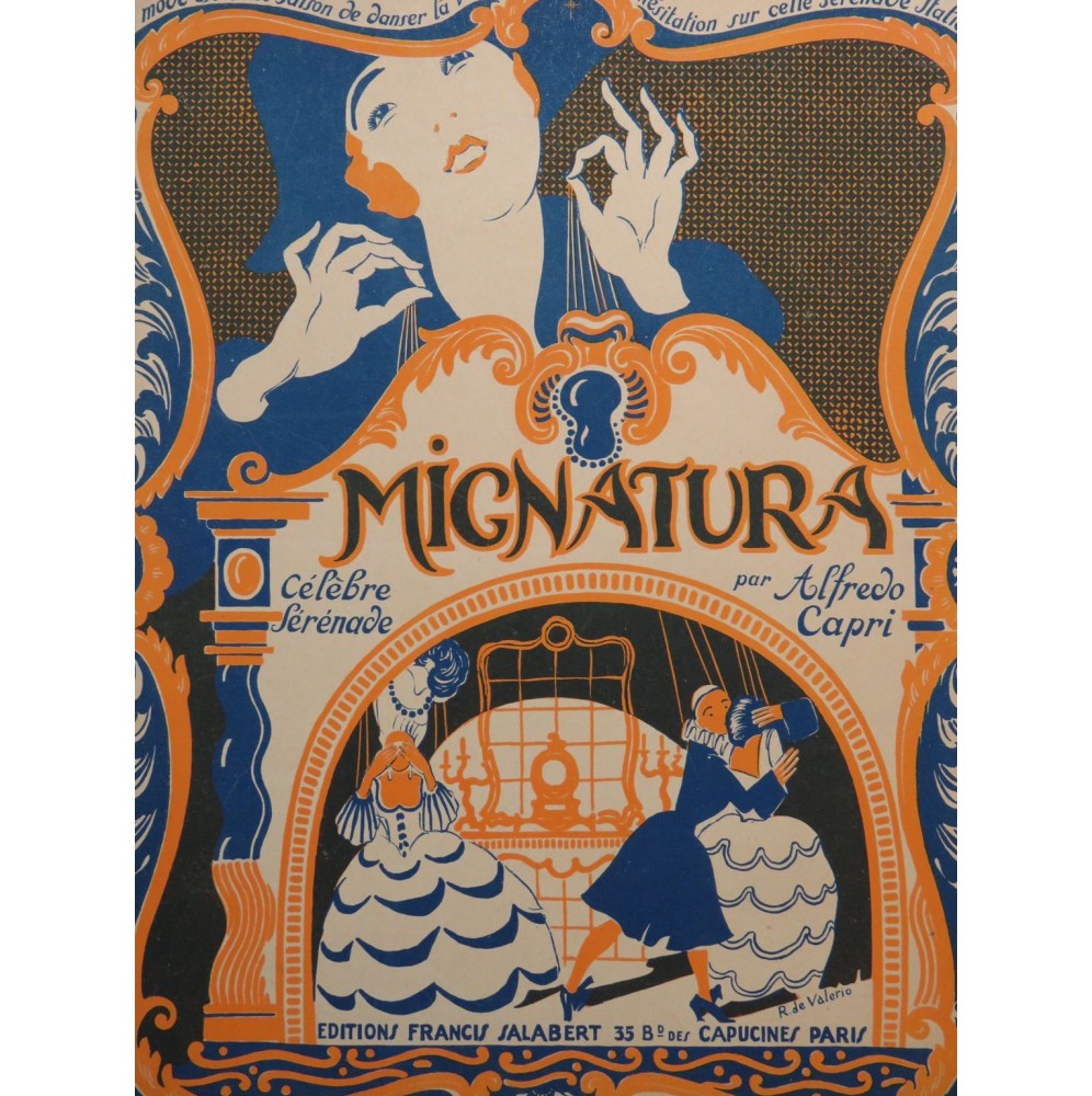 CAPRI Alfredo Mignatura Piano 1921