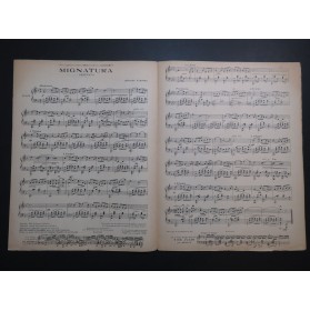 CAPRI Alfredo Mignatura Piano 1921