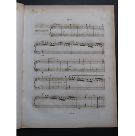 CZERNY Charles Variations Rossini op 25 Piano 4 mains ca1825